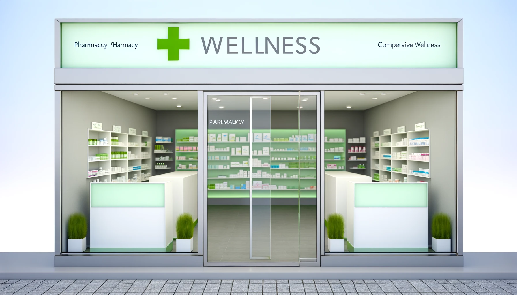 chemist and medical store design ideas