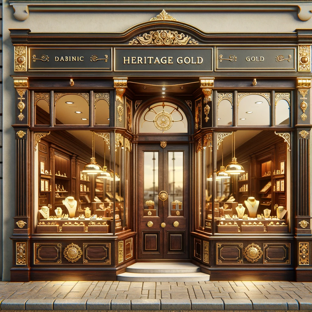 gold shop design ideas