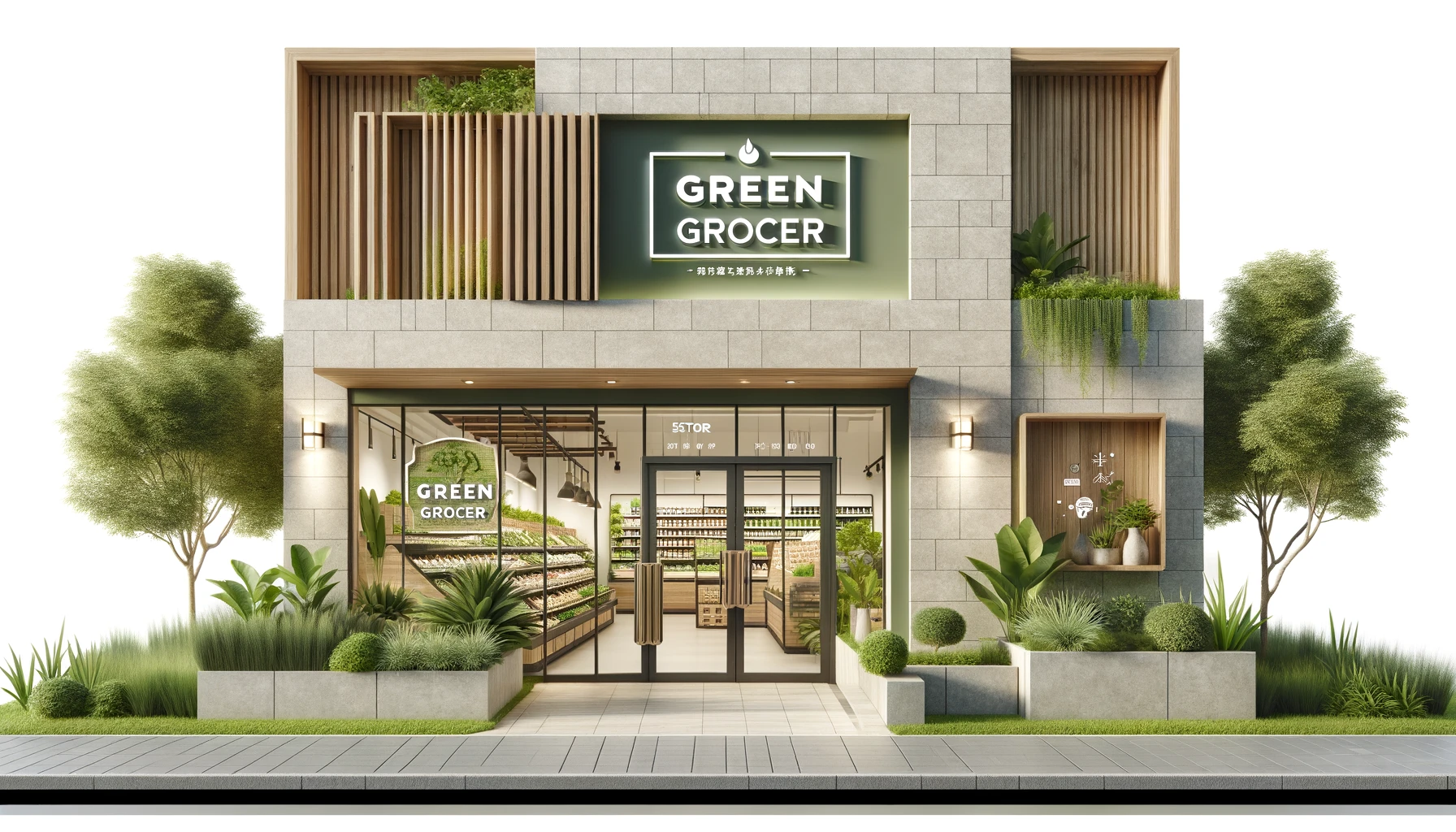 green grocer shopfront design