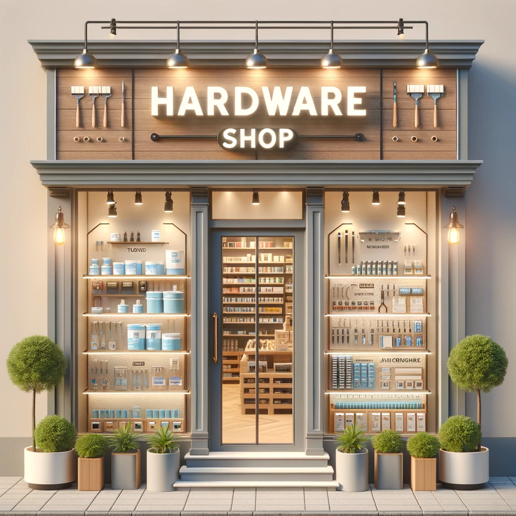 Hardware Shop Front Design Ideas