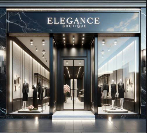 luxury boutique shop front design ideas