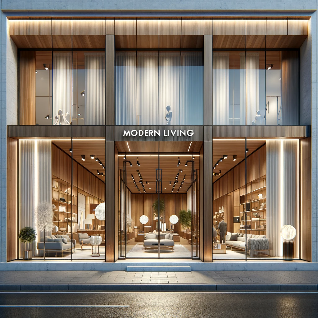 luxury shopfront design idea