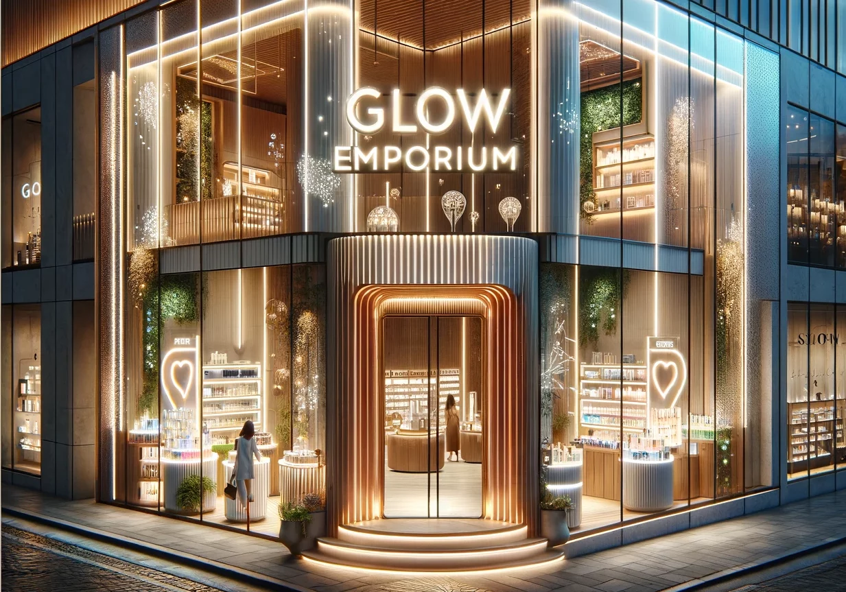 modern cosmetic shop front design ideas