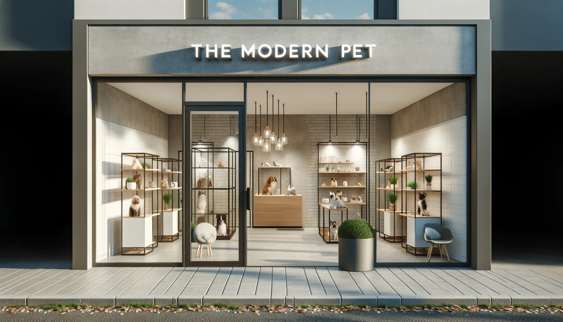modern pet shop front design ideas