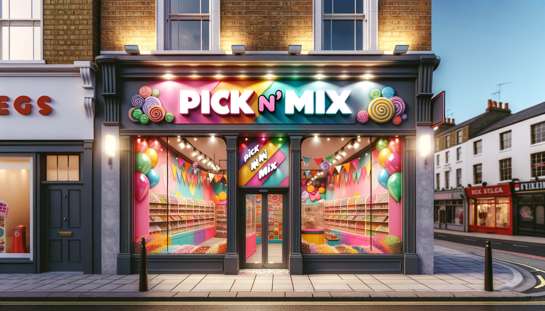 pick n mix shopfront design ideas