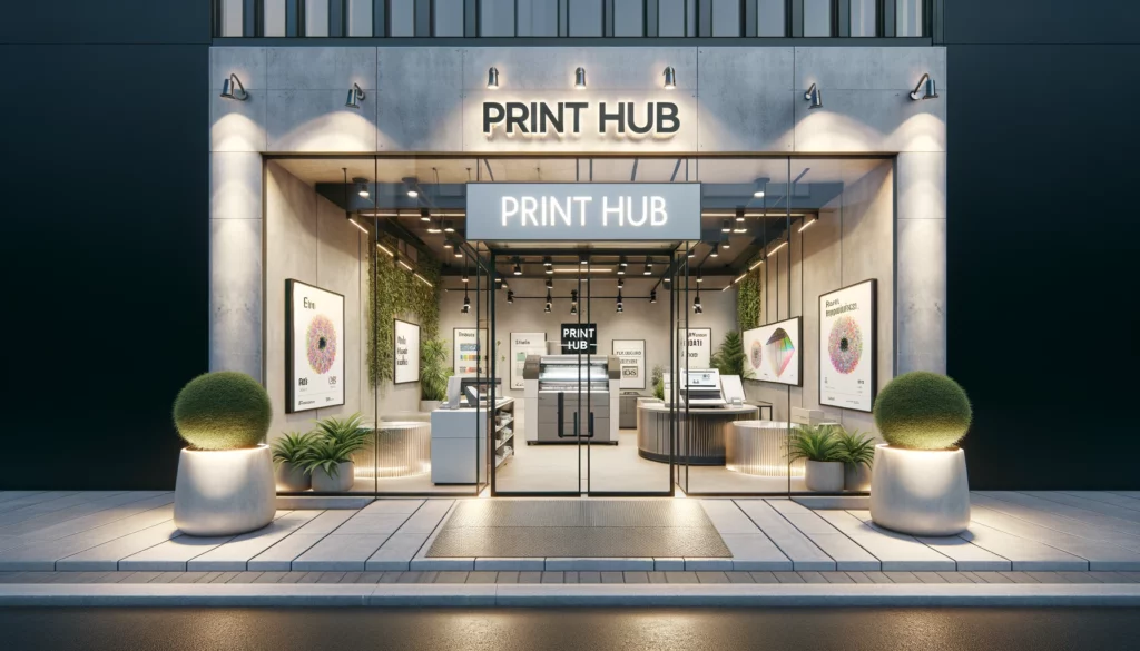 Printing Shop Front Design Ideas