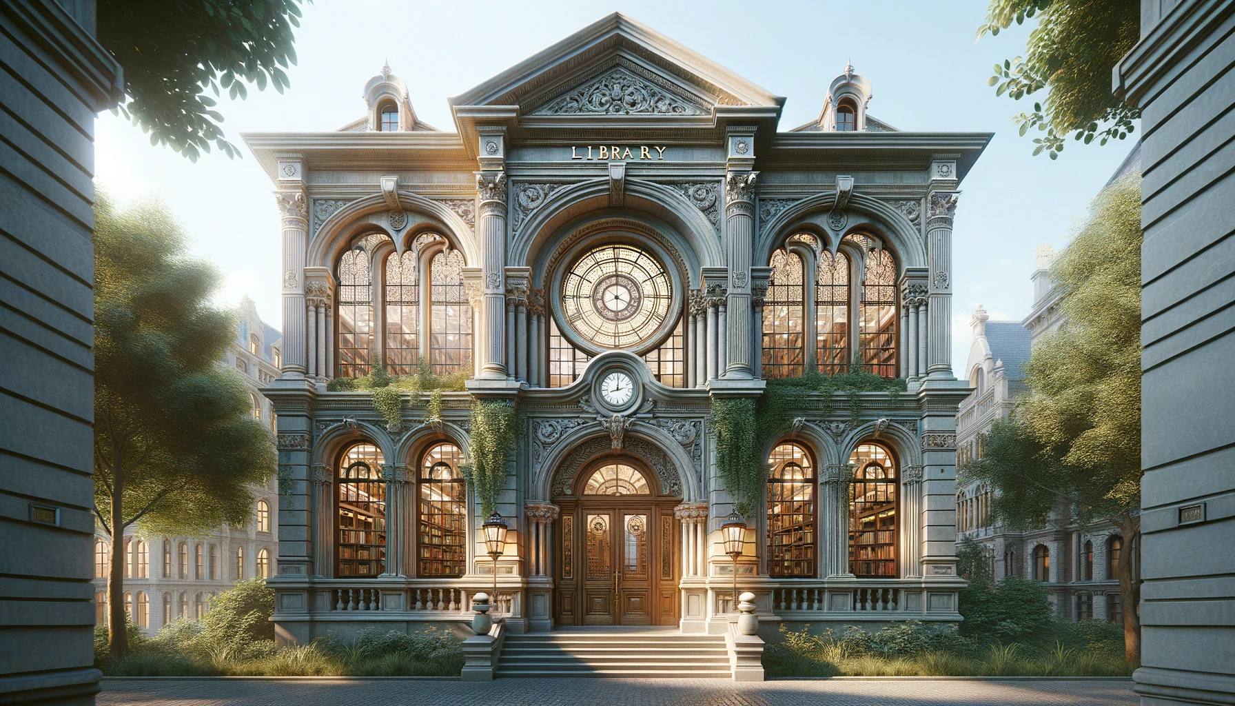 traditional library design ideas