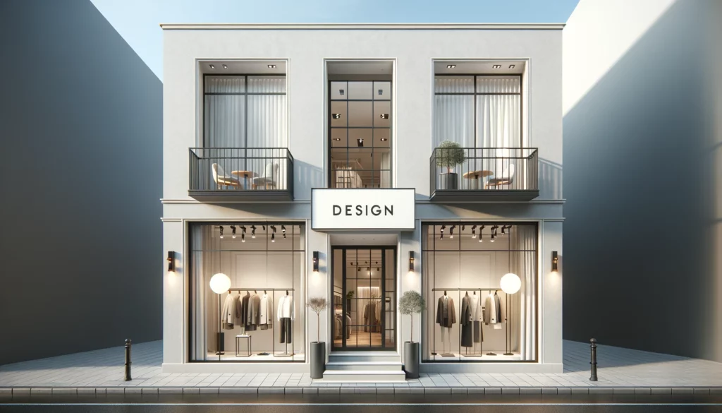 Double Storey Shop Front Design Ideas